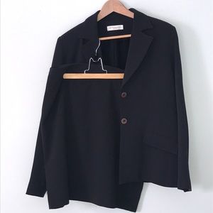 Suit jacket with skirt